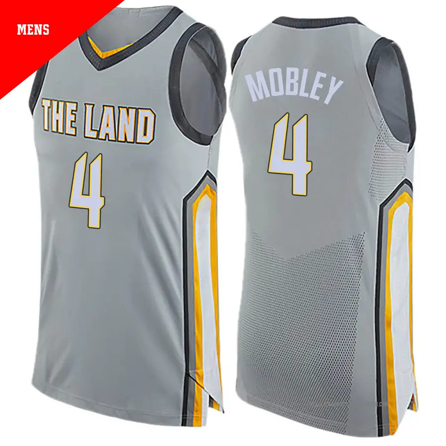 ＃4 Men's Evan Mobley Cleveland Cavaliers Gray Swingman JerseyCity Edition